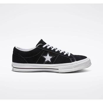 Converse One Star Vintage Suede Cierne - Damske Nízké Tenisky